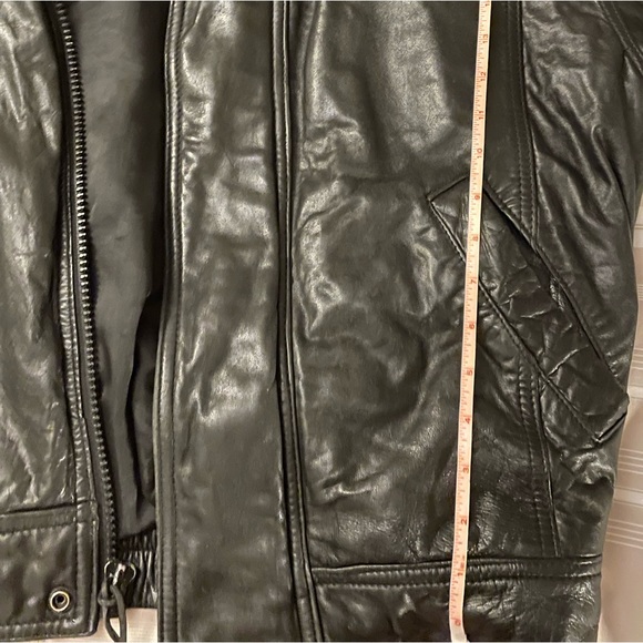 Olimo Oversized Leather Jacket. Unisex. - Picture 5 of 8